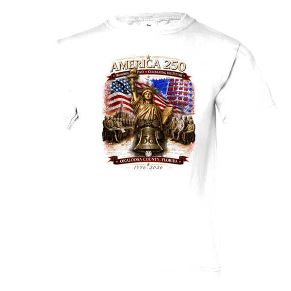 Youth Official America 250 Cotton T-shirt  Thumbnail